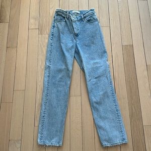 Abercrombie and Fitch 90s straight ultra high-rise curve love jeans